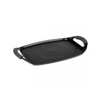 GRILLPFANNE Schwarz 42/29/2 cm BH8137 - Schwarz, Metall (42cm) - Berlinger Haus