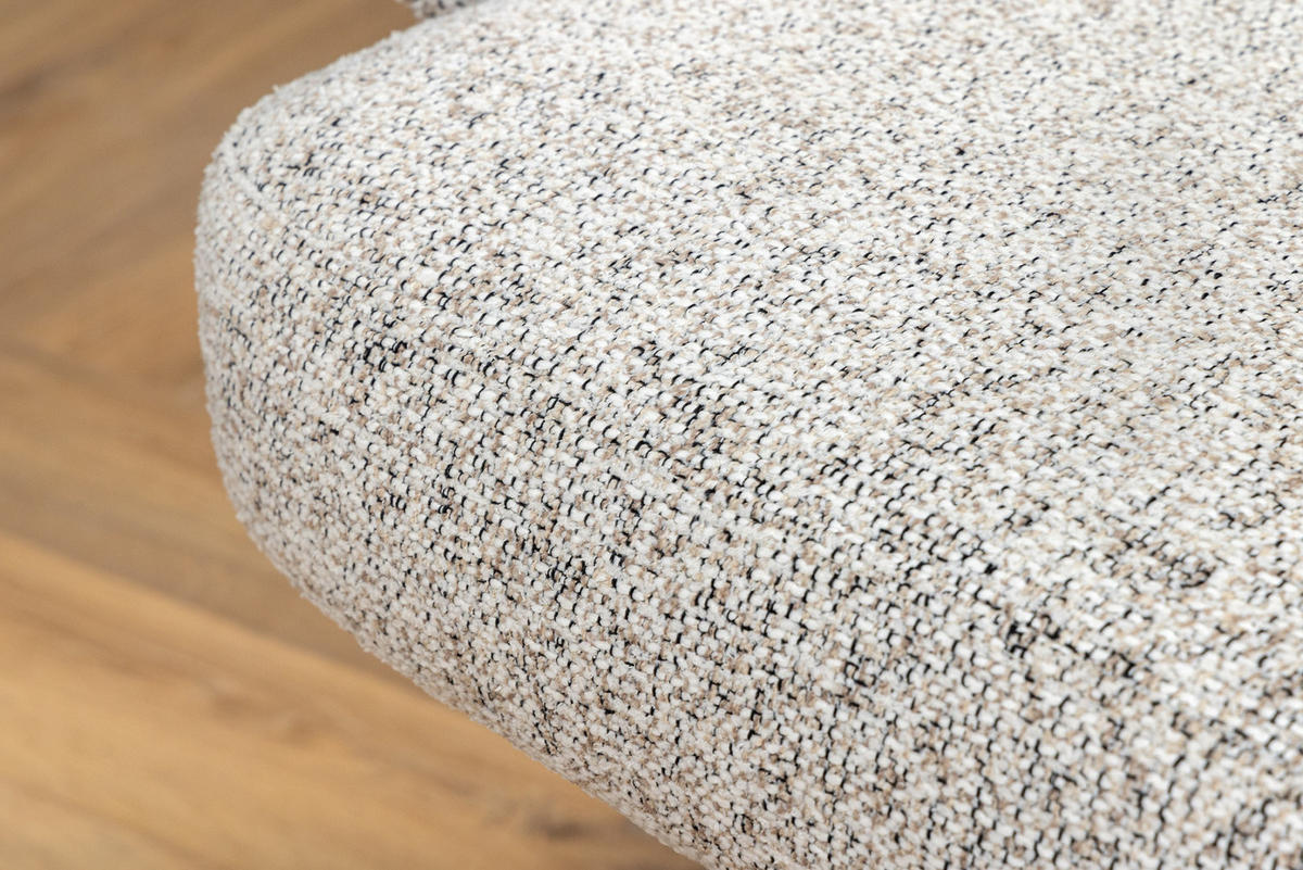 STUHL WALKÜRE Strukturstoff Beige 80 cm - Beige/Braun, Holz/Textil (59/78/59cm) - riess-ambiente