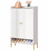 SCHUHSCHRANK Weiß 75/35/110 cm - Weiß, Holzwerkstoff (75/111/36cm) - Quality Elegance