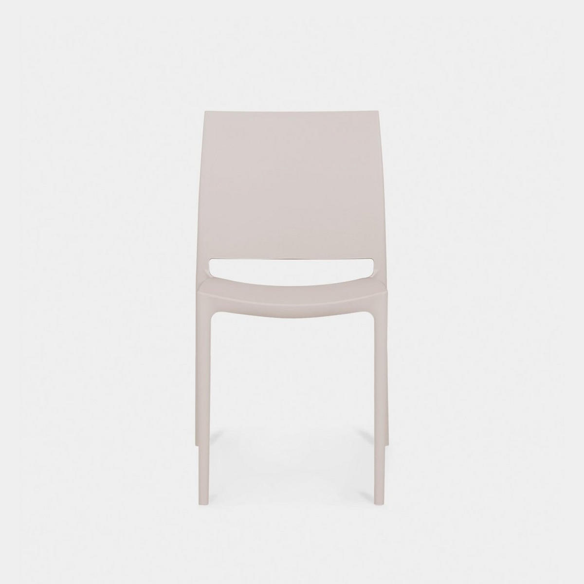 STUHL FÜR DRAUSSEN Keir Beige 41 cm x 81 cm - Beige, Kunststoff (41/81/52cm) - Klast Home