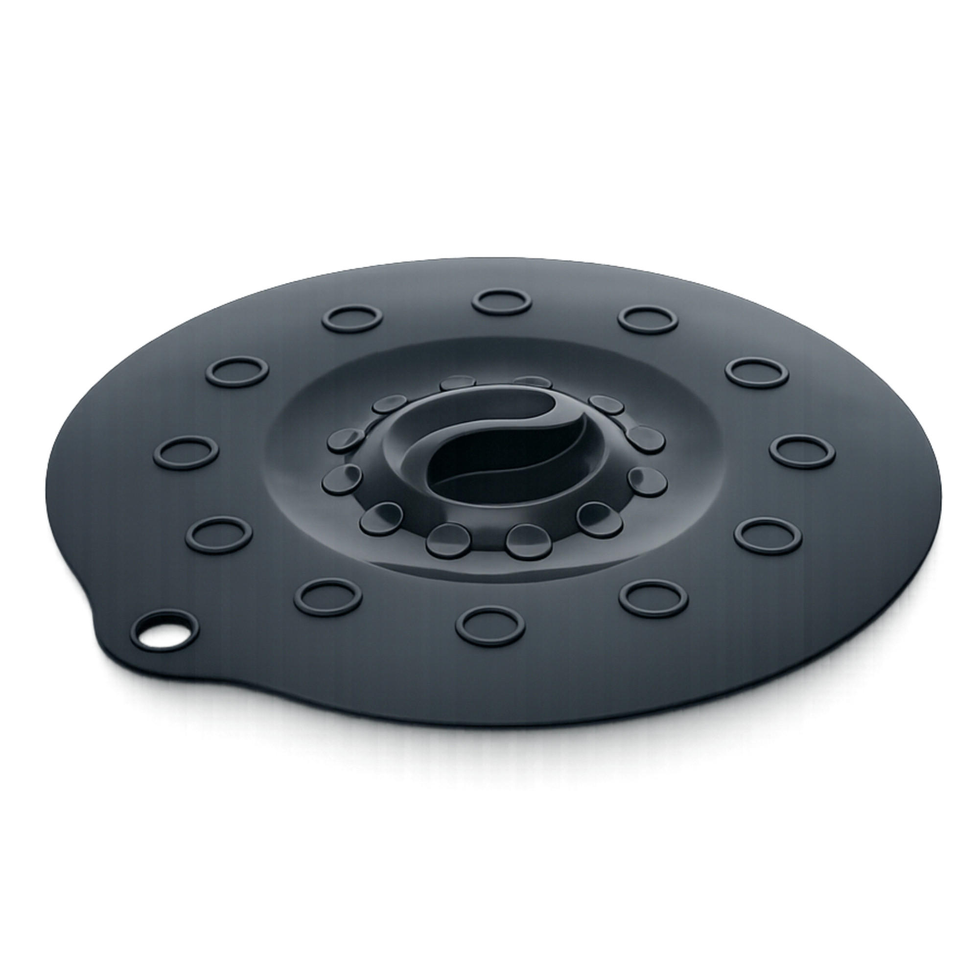 SILIKONDECKEL 29cm „FUNNY KITCHEN“ schwarz - Schwarz, Keramik (29cm) - Magu Cera