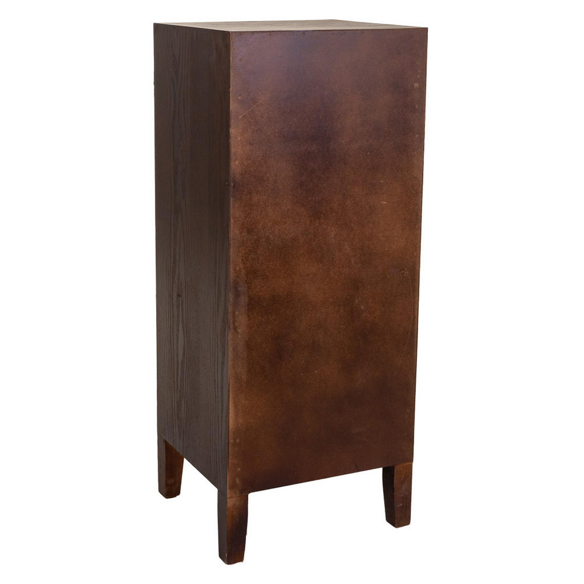 KOMMODE aus Holz, braun, 45x40x110cm - Multicolor, Holz (45/40/110cm) - Wanderlust