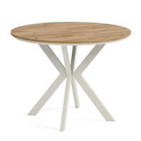 TISCH Kaschmir EWA Ausziehbar - Kaschmir/Goldfarben, Holzwerkstoff (90/90/76cm) - Sepro Meble