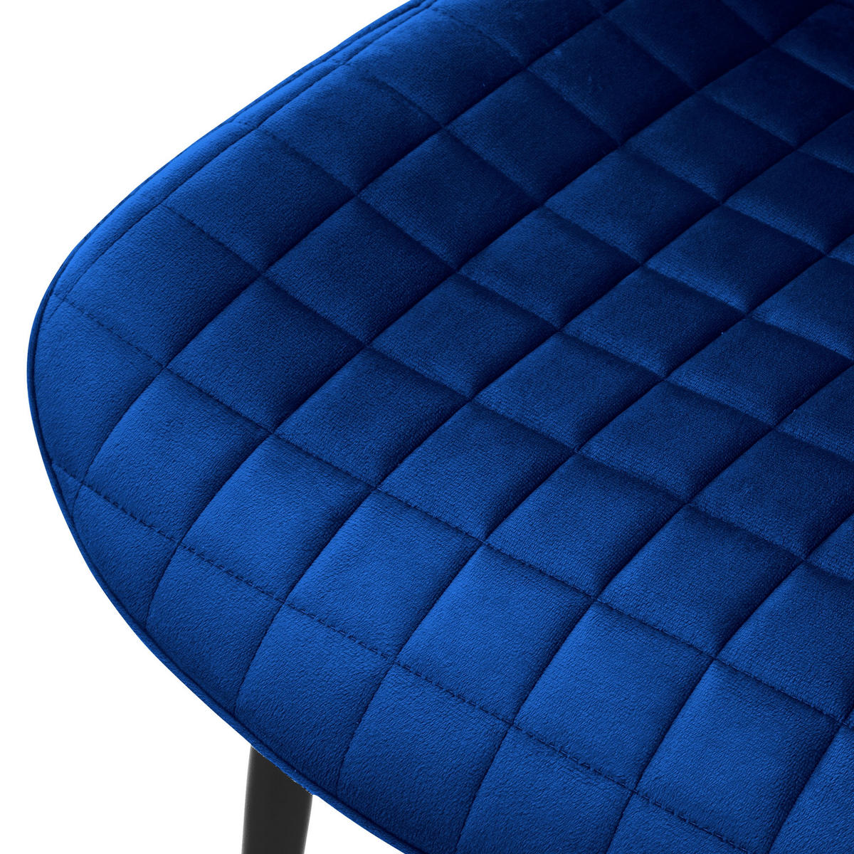 ESSZIMMERSTUHL Dunkelblau 2er Set - Dunkelblau, Metall (52/89/60cm) - ML-DESIGN