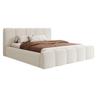POLSTERBETT Lewis - Creme, Holz/Holzwerkstoff (180/200cm) - MIRJAN24