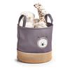 AUFBEWAHRUNGSKORB Hase - Grau, Jute - Ø 30cm - Dunkelgrau, Textil (30/30cm) - Zeller Present