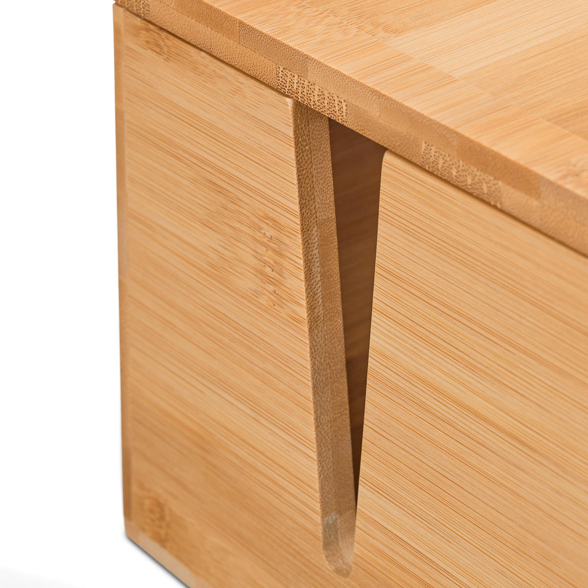 KABELBOX - Hellbraun, Holz (16/42/15.5cm) - Relaxdays