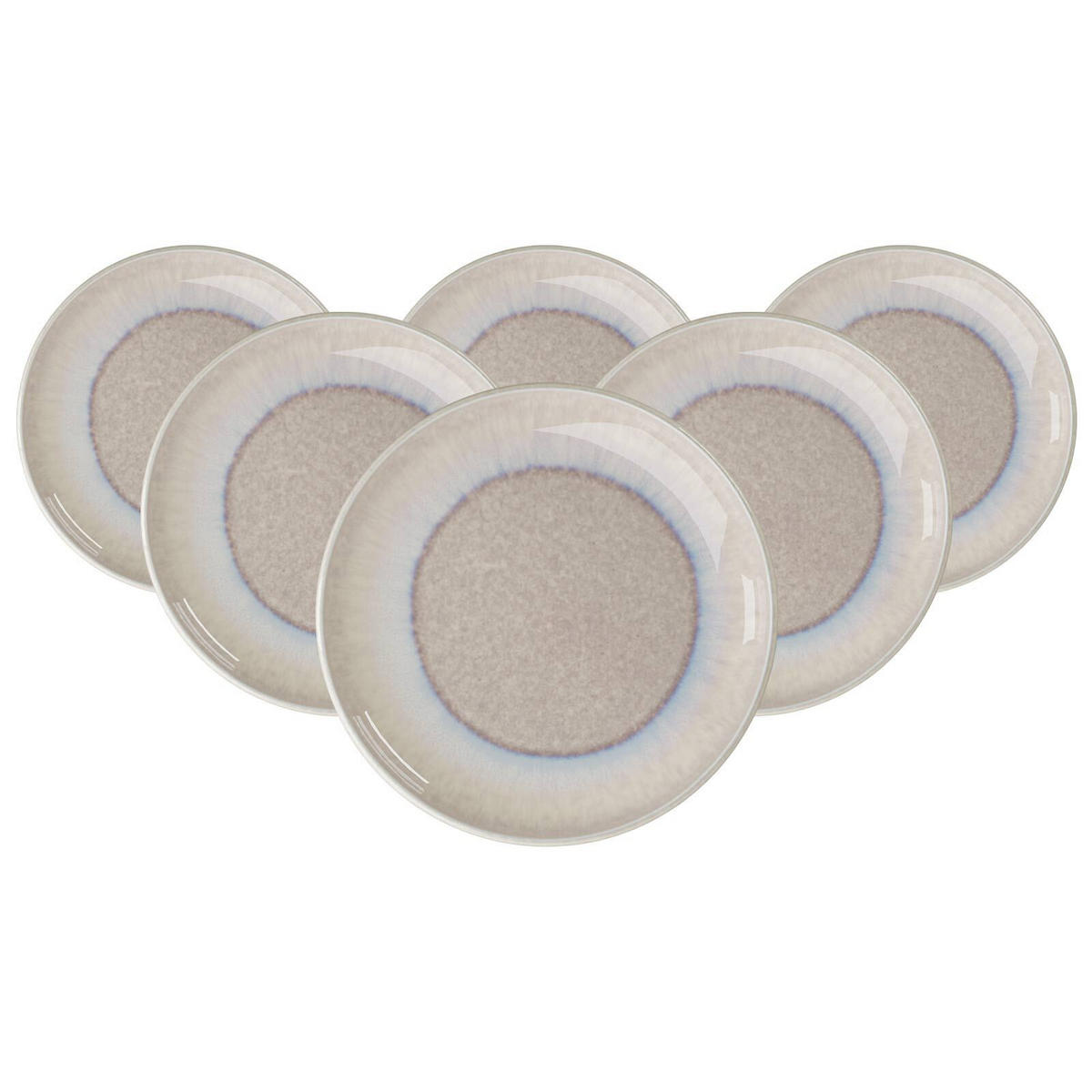 DESSERTTELLER Perlemor Sand beige ø 20,1 cm 6er Set - Beige, Keramik (20.1cm) - like.Villeroy & Boch