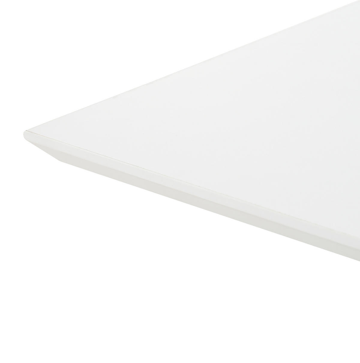 COUCHTISCH 100/50/46 cm in Weiß mit LED-Beleuchtung und Hochglanzplatte - Weiß, Holzwerkstoff (100/50/46cm) - Flora Grace