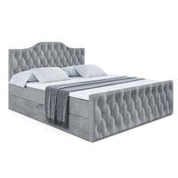 BOXBETT VILA-1-Z - 120x200 cm - H3 - Grau - Grau, Holzwerkstoff (120/200cm) - ALTDECOR