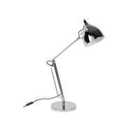 SCHREIBTISCHLAMPE Reader Chrom - Silberfarben, Metall (66/22/37cm) - Zuiver