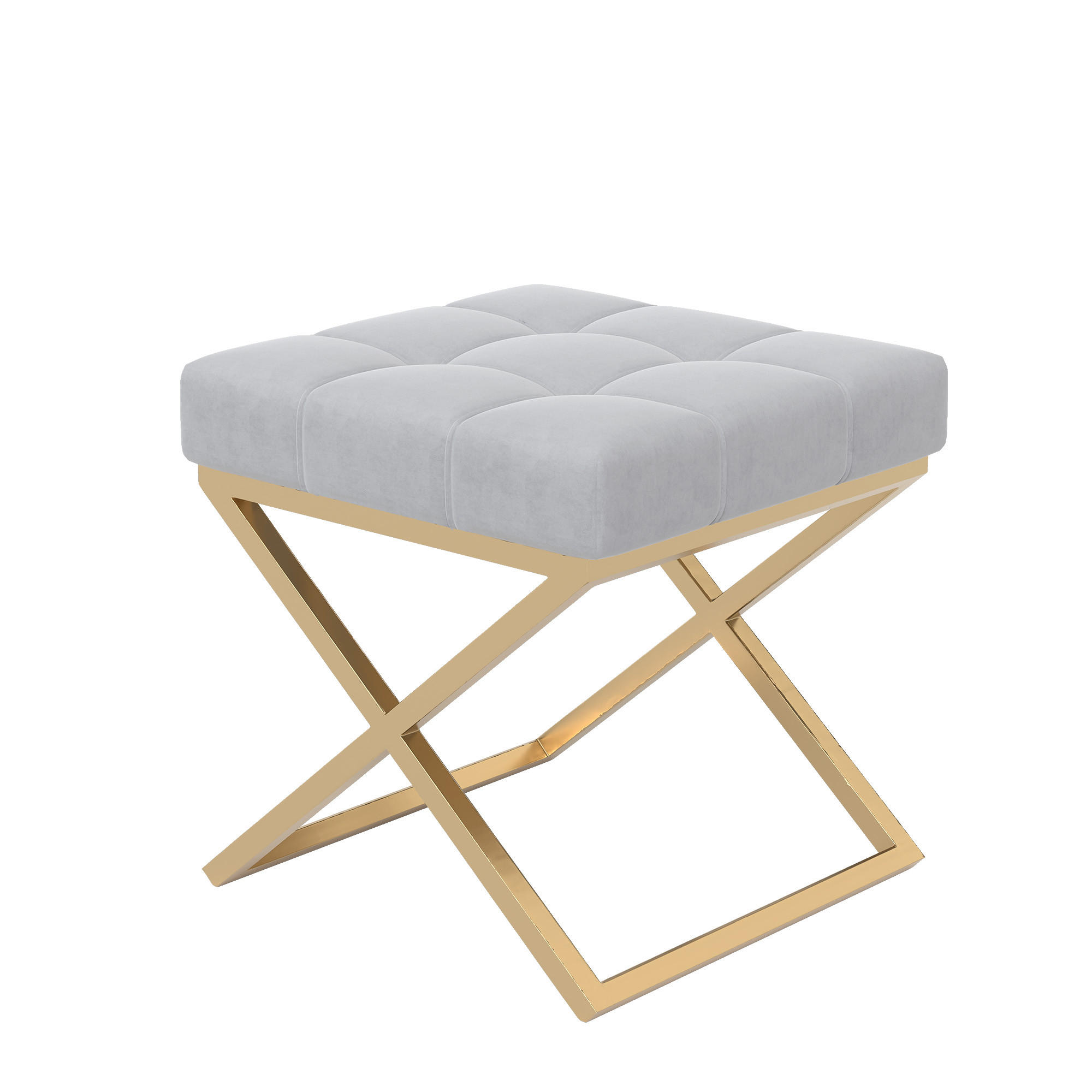 Idohome Hocker Grau 45x45x45 cm