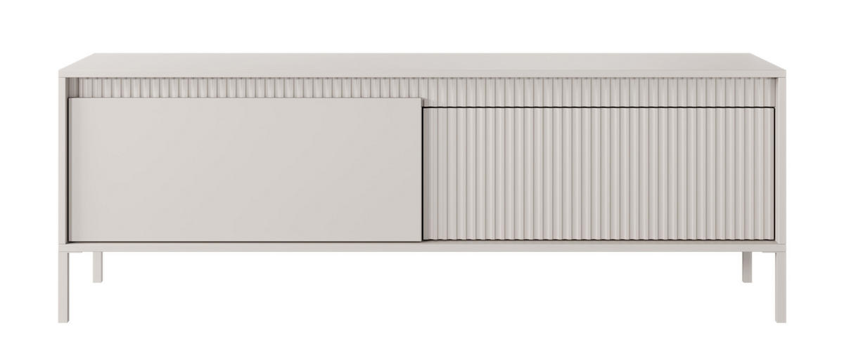TV-SCHRANK Falsetto Beige 153 cm - Beige, Holzwerkstoff/Metall (153/53.4/39.5cm) - Selsey