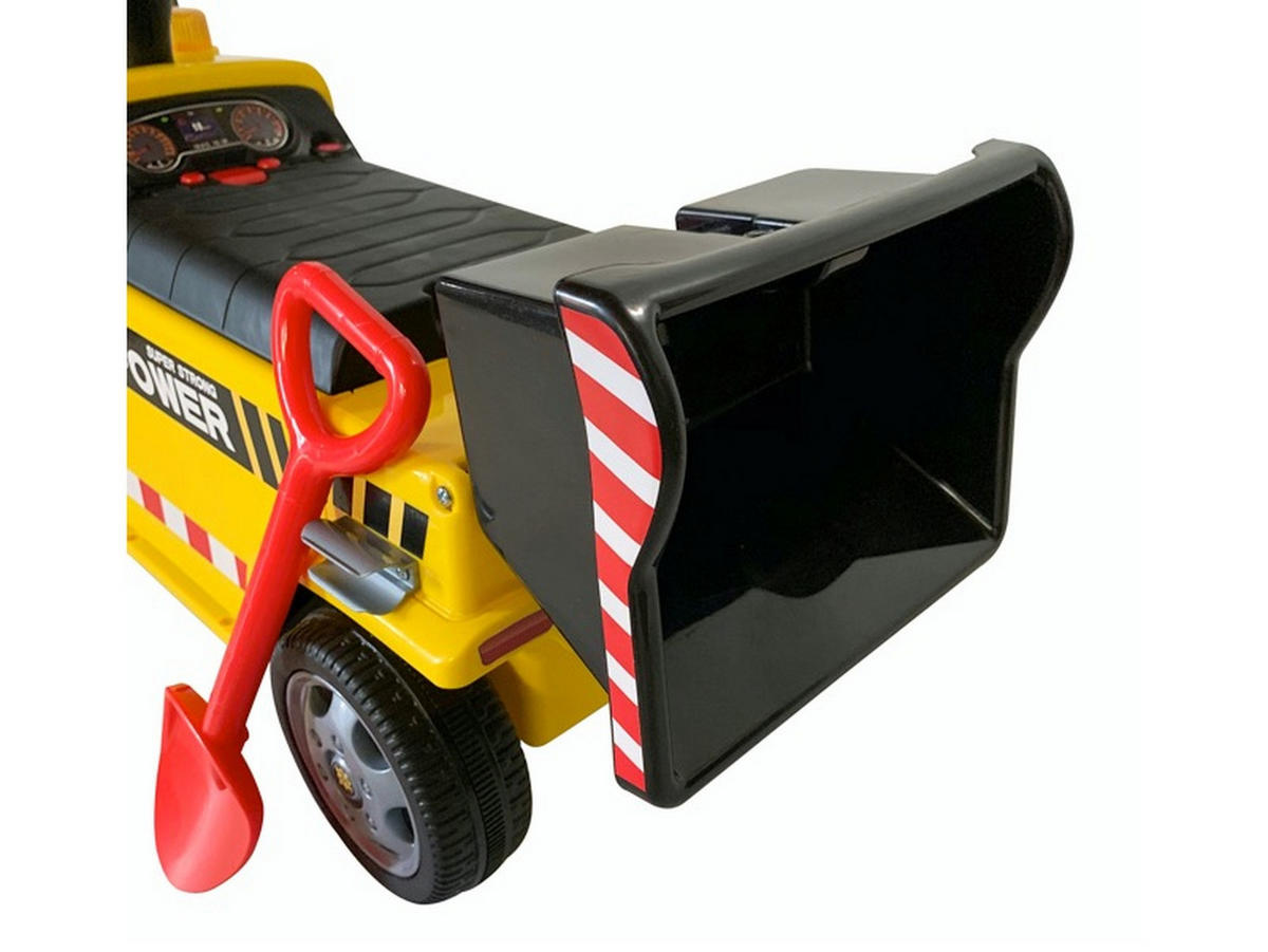 KINDER RUTSCHAUTO Straßen-Truck gelb - Gelb, Kunststoff (83/28/48cm) - TPFLiving