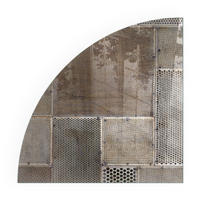 GLASPLATTE für Kamin 100x100 cm - Beige, Glas (100/100/0.4cm) - TULUP