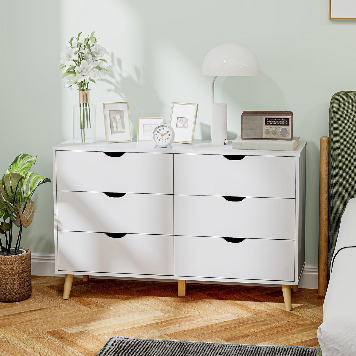 NACHTTISCH Weiß 1 Stück - Weiß, Kunststoff (120/76/40cm) - GiPP