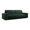 SCHLAFSOFA 4-Sitzer - Cord - Tannengrün - AMELIA - Waldgrün, Textil (257/85/102cm) - Vente-Unique