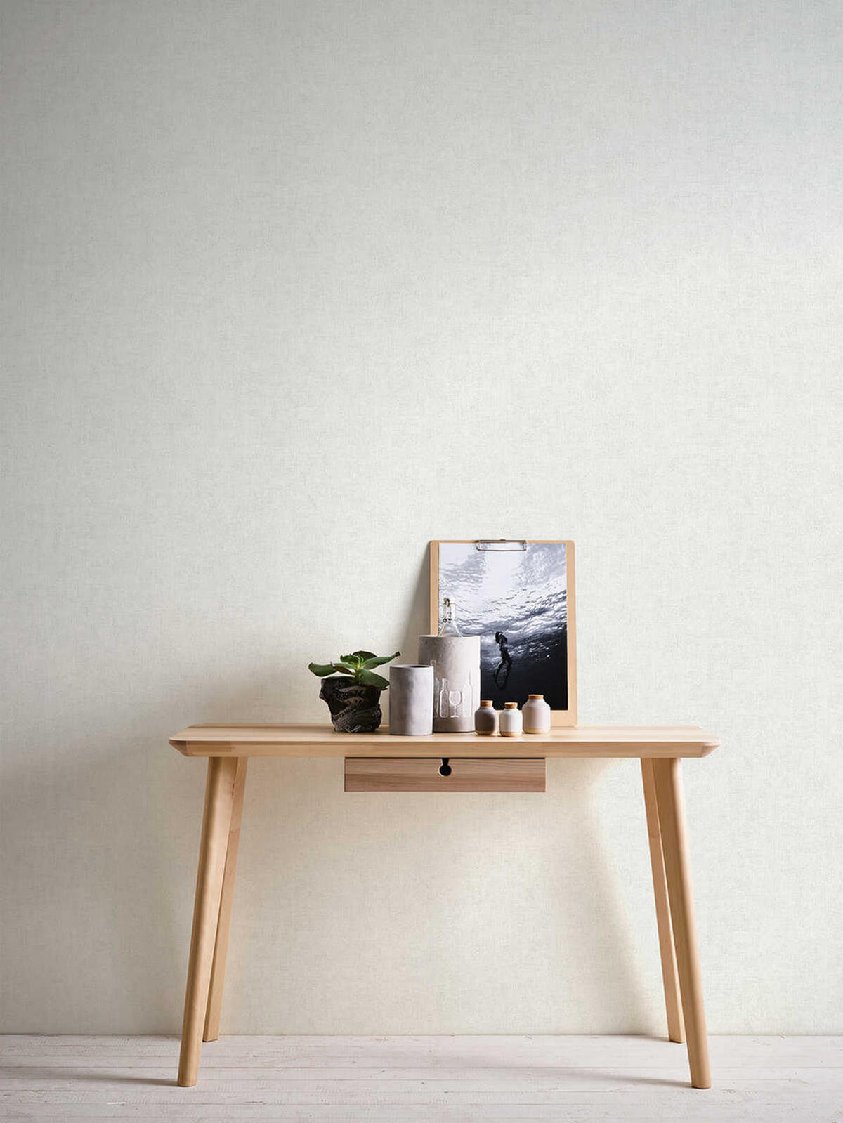 VLIESTAPETE Weiß 53/1005 cm - Weiß, Kunststoff/Textil (53/1cm) - KUNSTLOFT