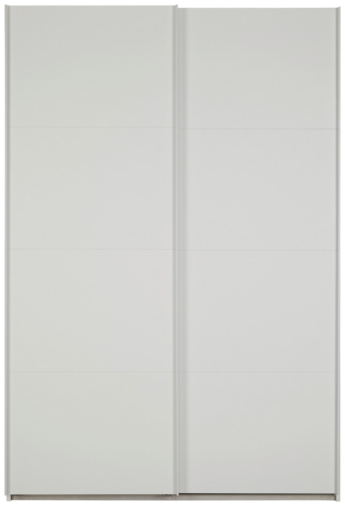 SCHWEBETÜRENSCHRANK Lago in Weiß ca. 150 / 222 / 60 cm - Weiß, Holzwerkstoff (150/222/60cm) - Mömax