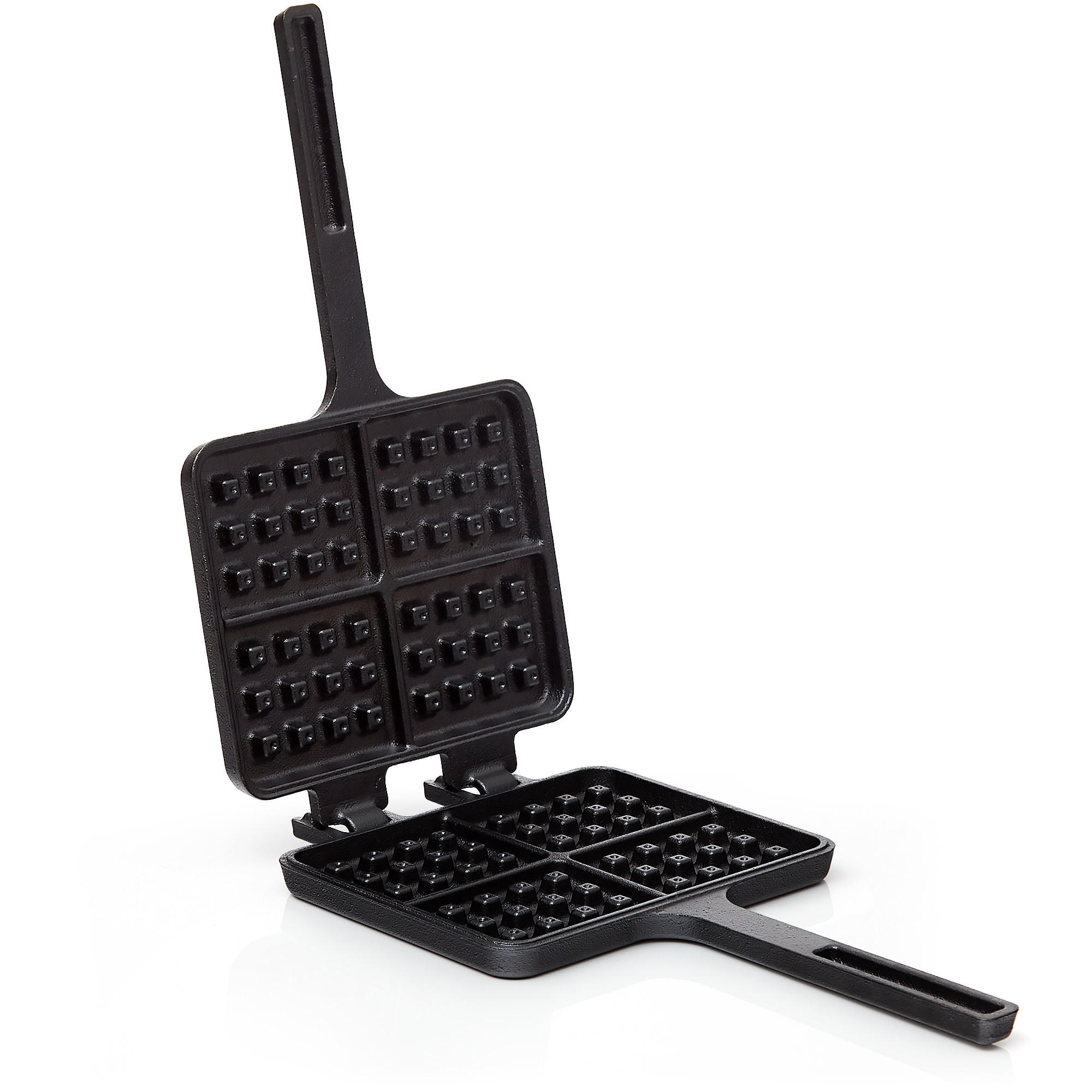 WAFFELFORM Gusseisen Waffeleisen - Schwarz, Metall (20/4/36cm) - BBQ Nerd