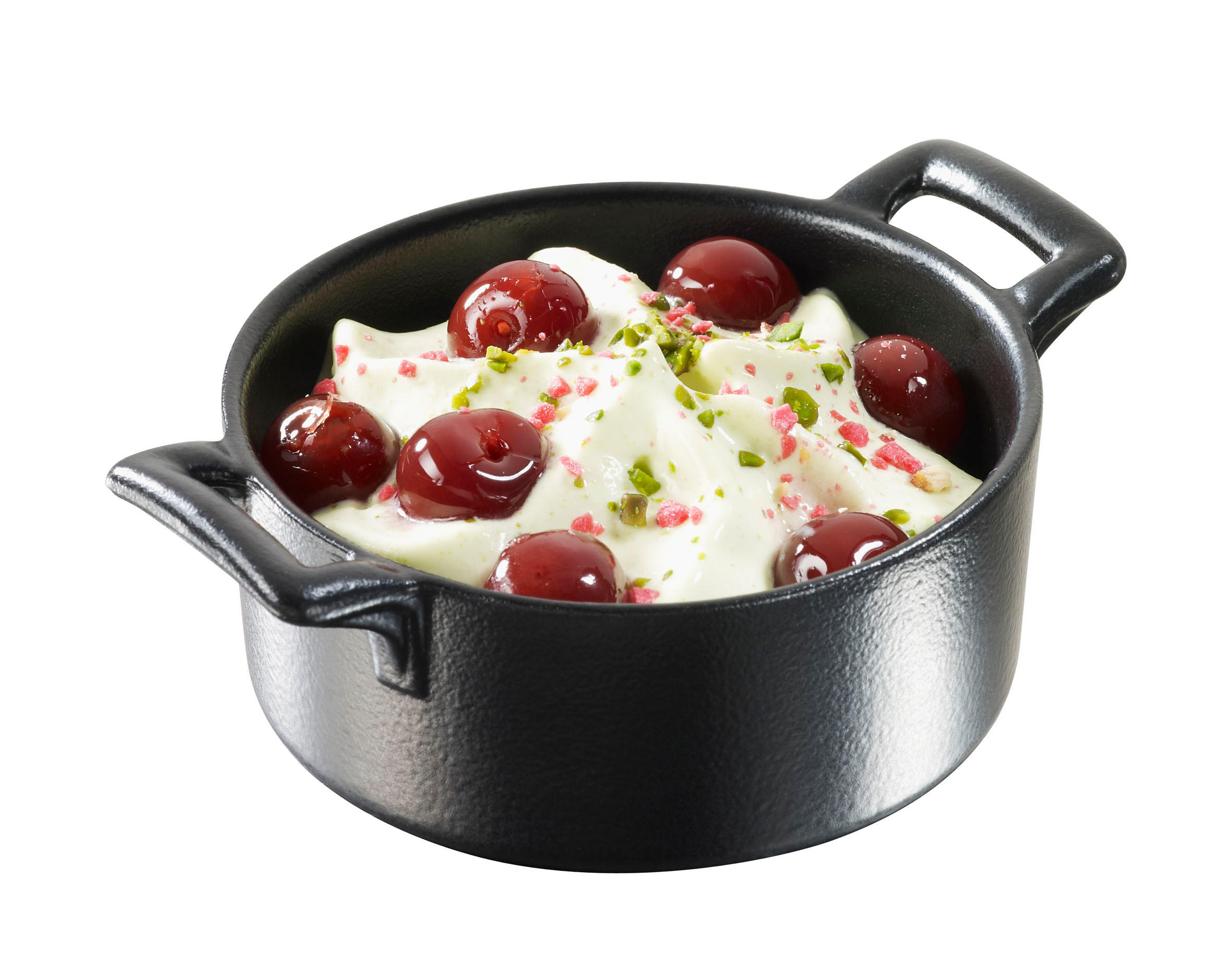 RAGOUTFÖRMCHEN 15 cl RUND Gusseisenoptik - Schwarz, Keramik (9.4cm) - Revol Porcelaine France