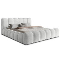 POLSTERBETT Adell 2 Off-White 140/200 cm Boucle mit Bettkasten - Weiß, Textil/Metall (140/200cm) - wonello