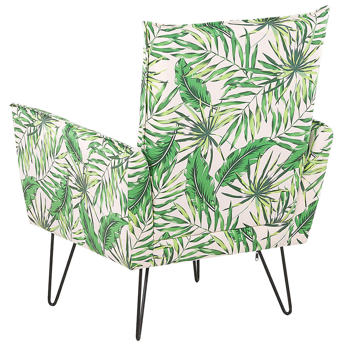 SESSEL Polsterbezug Grün Ribe - Grün, Textil/Metall (72/91/81cm) - Beliani