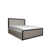 POLSTERBETT - Gramo 160x200 - Cappuccino - Hellbraun, Metall (160/200cm) - Möblo