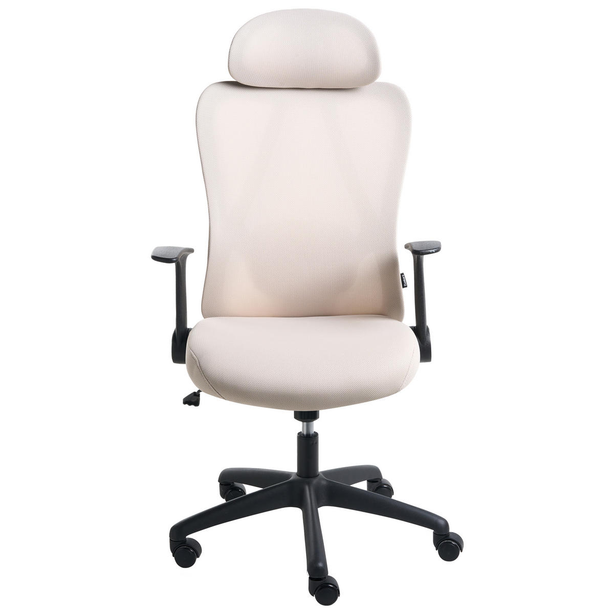KANCELÁŘSKÁ ŽIDLE Látka Béžová Zyven - béžová, textil (60/119/60cm) - Beliani