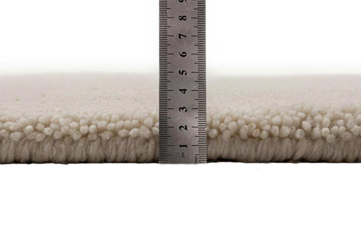 BERBERTEPPICH Luxus Berber 15/15 Double 170x240 cm - Weiß, Textil (170/240cm) - Rug and Roll