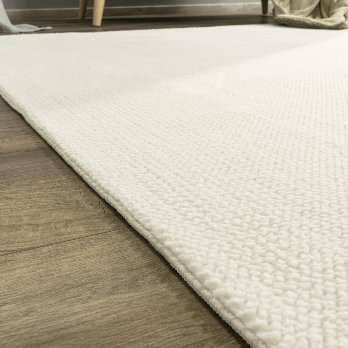 KURZFLORTEPPICH 60/100 cm Sevilla 521 - Creme, Textil (60/100cm) - Paco Home