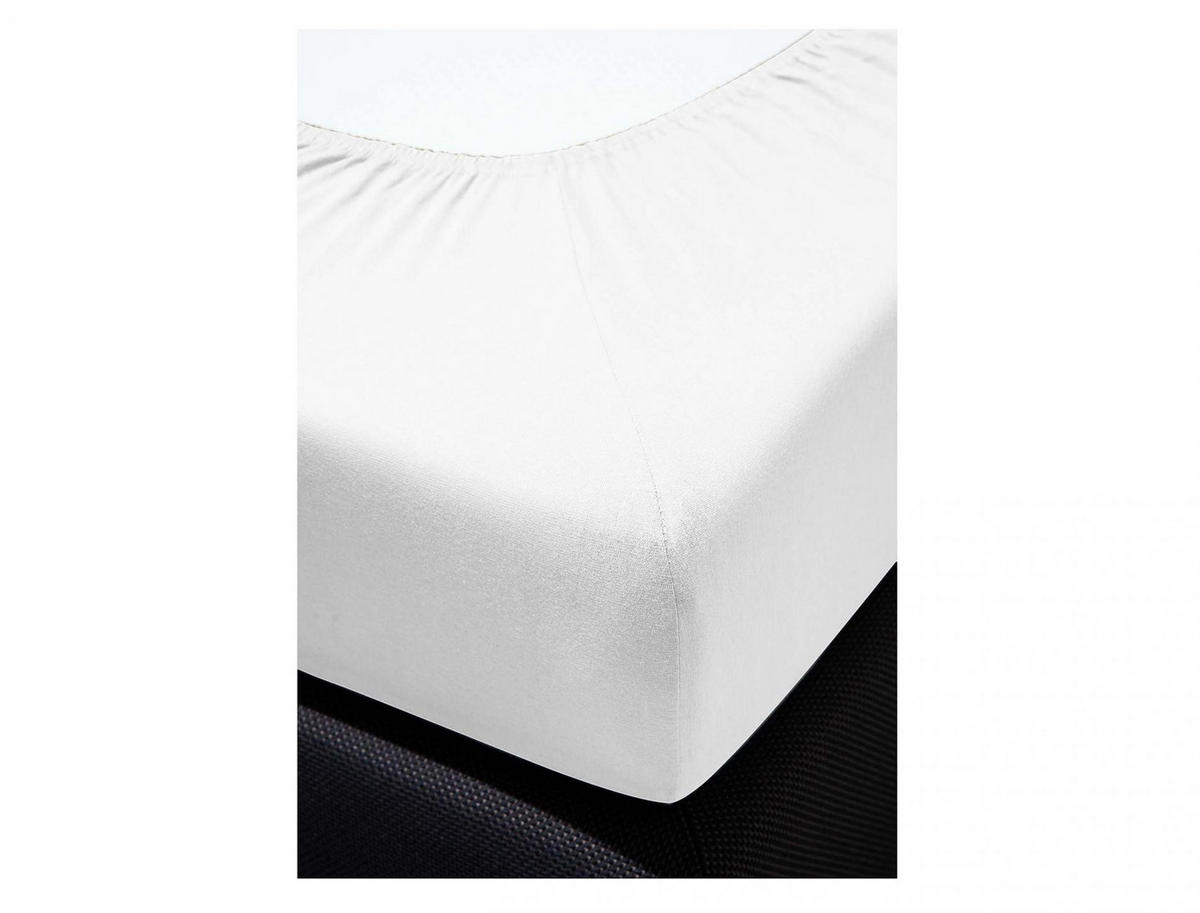 SPANNBETTTUCH ORION 0009 - Weiß, Textil (120/200cm) - Irisette