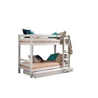 ETAGENBETT Karolina 210x161x105 aus Massivholz in Weiß - Weiß, Holz (90/200cm) - 58aufmkessel