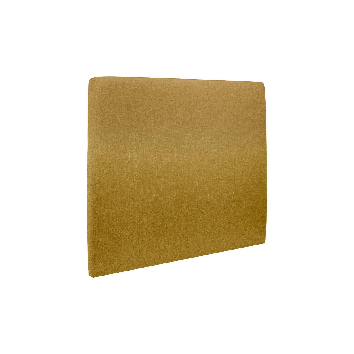KOPFTEIL gepolstertes – gelber Stoff - 160 cm - Gelb/Beige, Karton/Holz (160/120/10cm) - Sommeil de Plomb