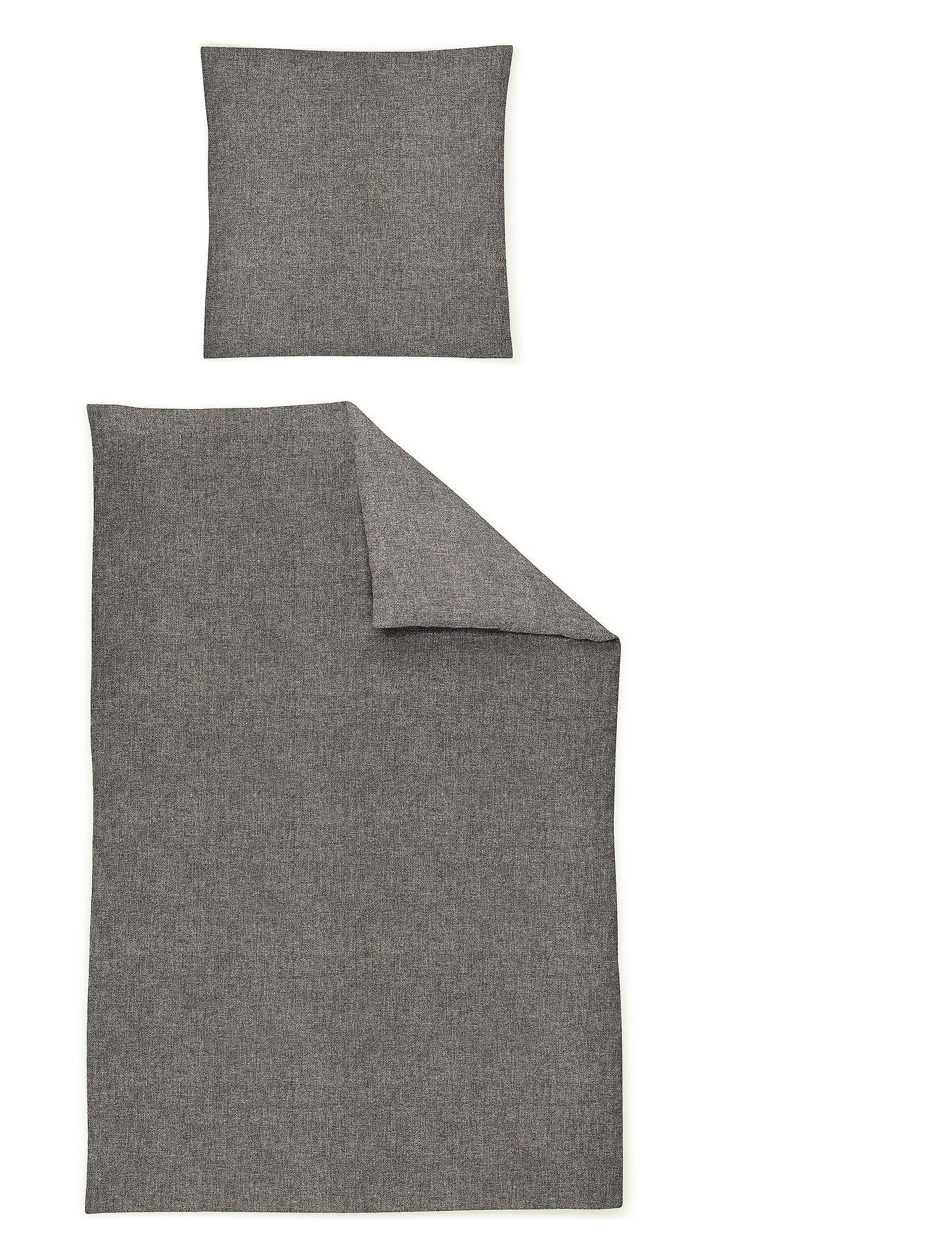 BETTWÄSCHE MINK 8835 - Silberfarben, Textil (140/200cm) - Irisette