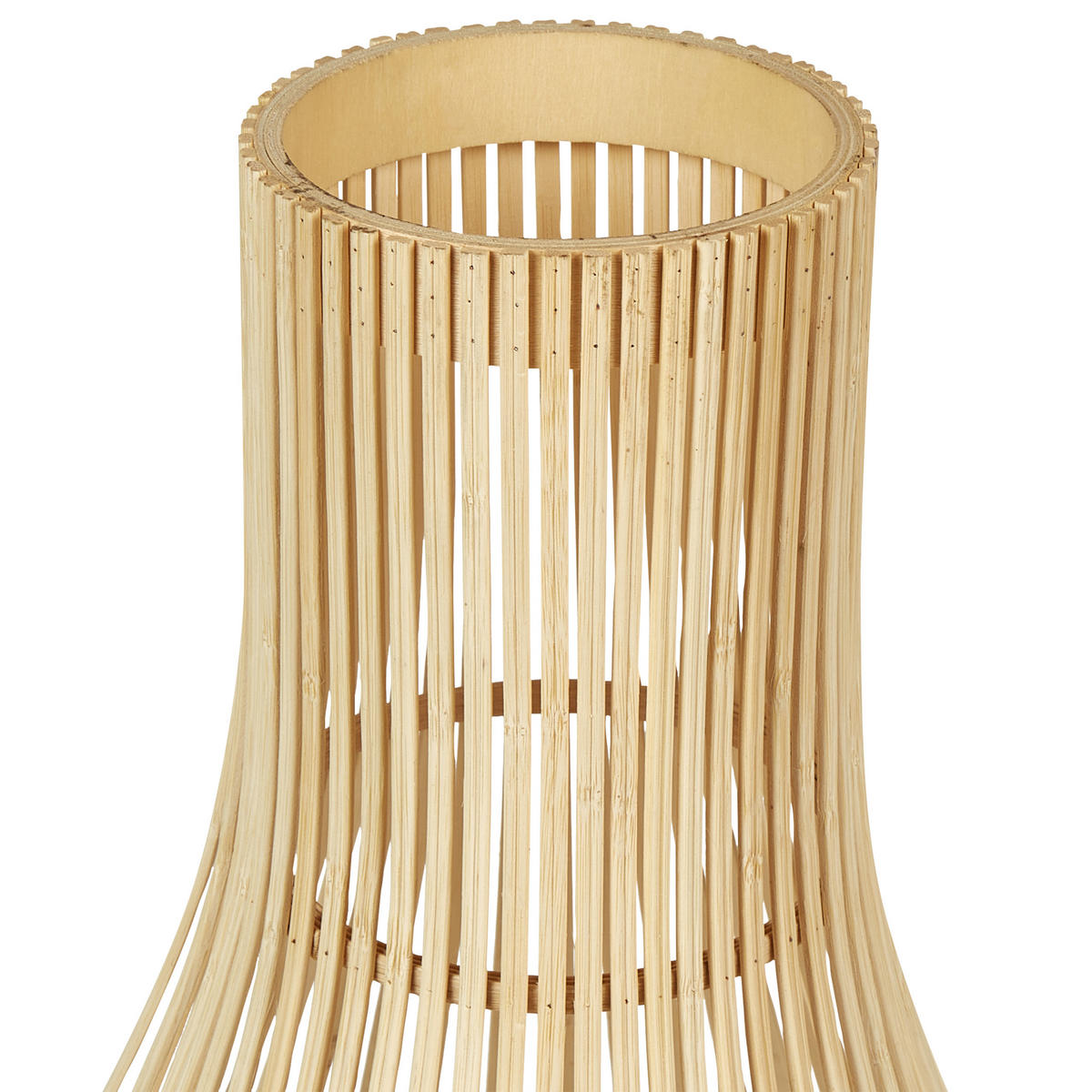 LATERNE Braun Leyte - Braun, Holz (30/58/30cm) - Beliani