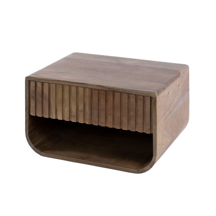 NACHTTISCH Veya Braun 35/45/25 cm - Braun, Textil (45/25/35cm) - Hoyz Collection