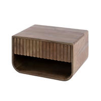 NACHTTISCH Veya Braun 35/45/25 cm - Braun, Textil (45/25/35cm) - Hoyz Collection
