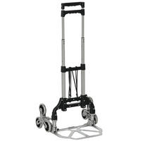 SACKKARRE DE-09214 mit 6 Rädern, automatische Klappfunktion Silber - Silberfarben, Metall (47/47/100cm) - ComfortXL
