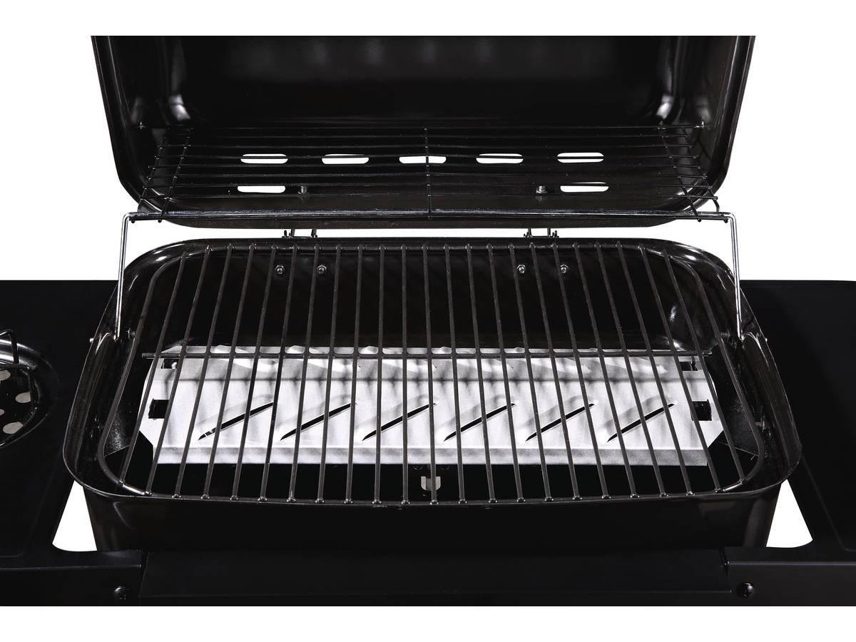 GASGRILL party 3 Schwarz - Grau, Metall (46/93/103cm) - Habitat Garten