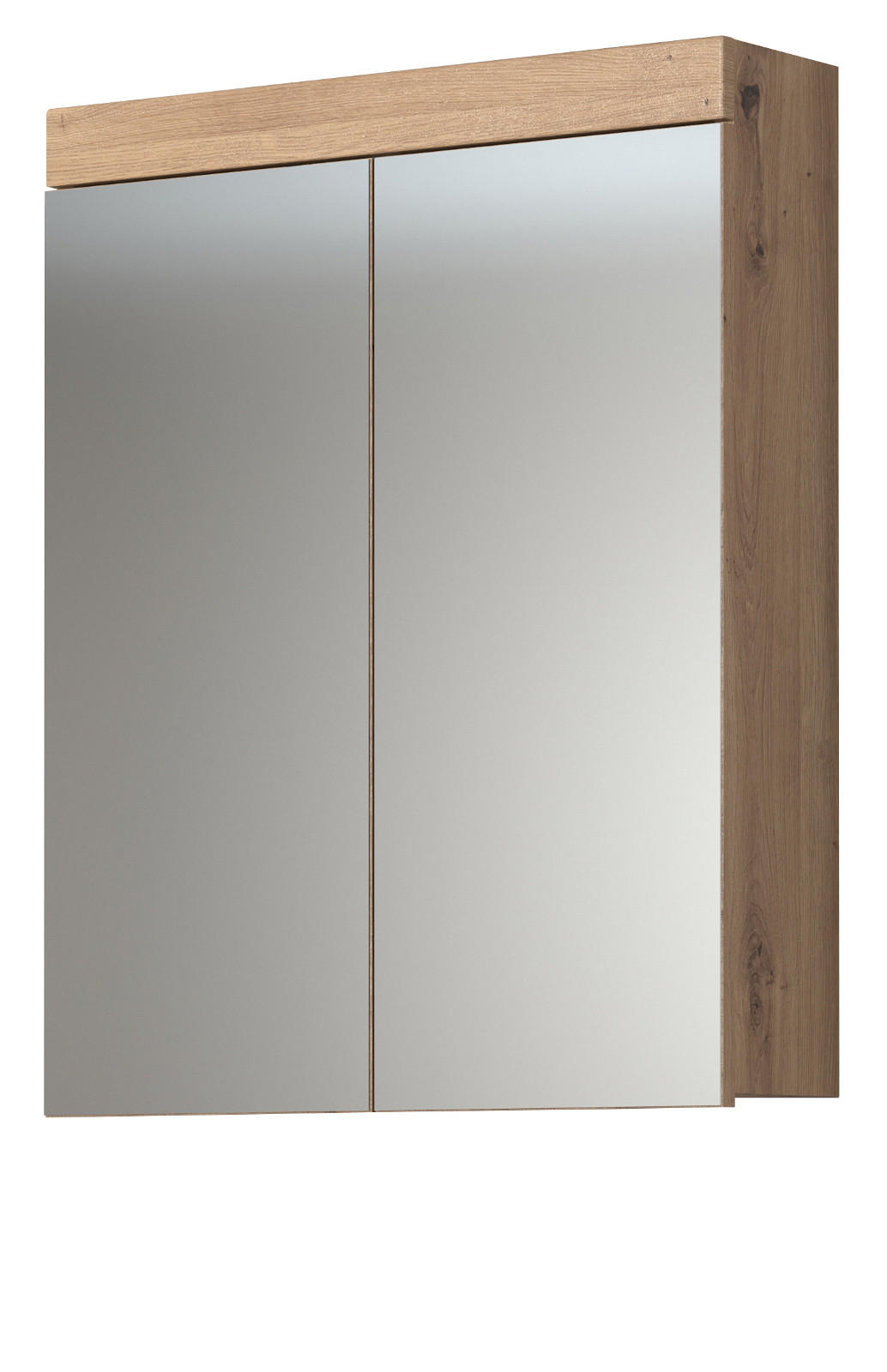 Top.Furn Spiegelschrank Eiche 60x77x17 cm