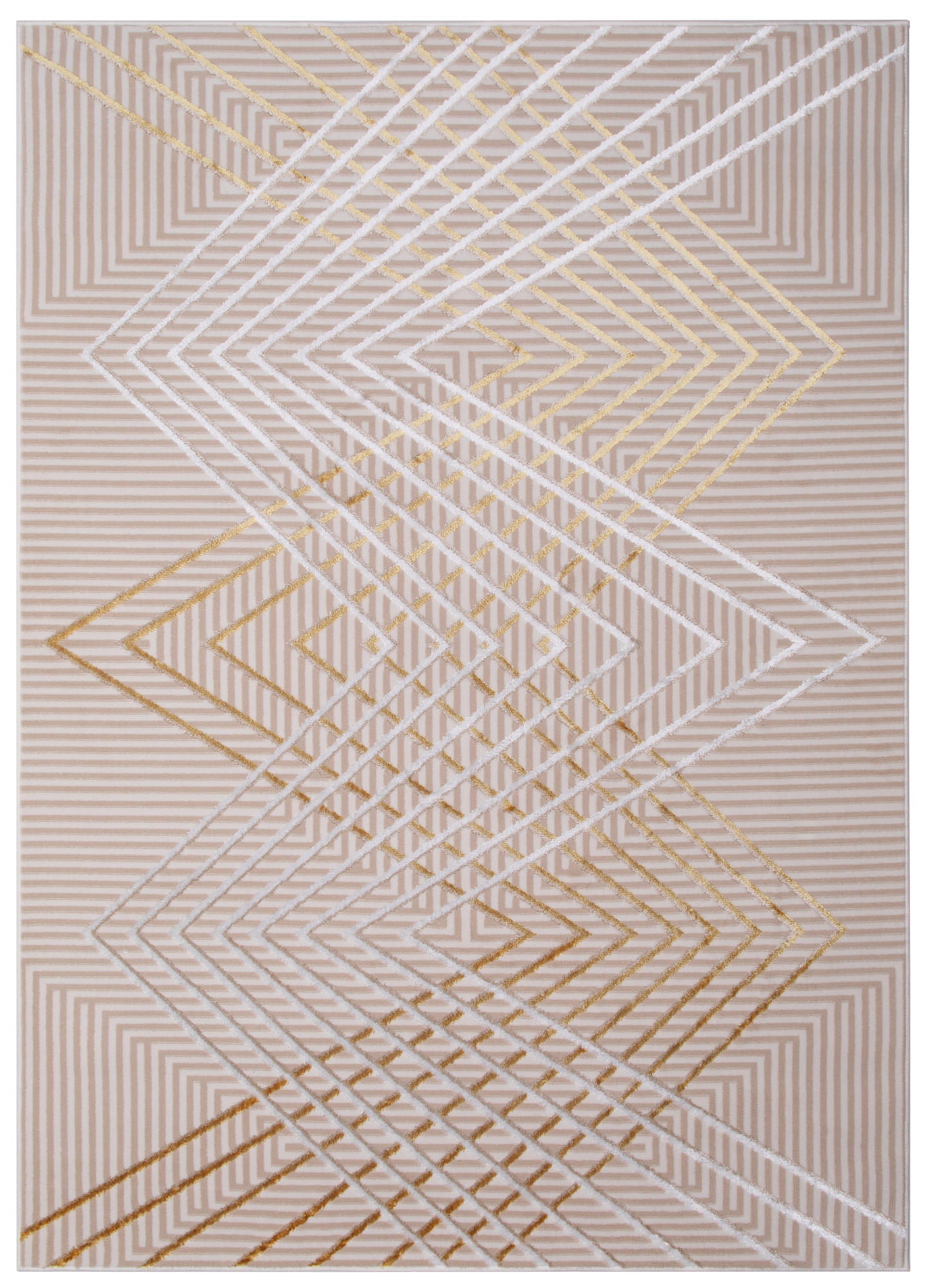 TEPPICH CRYSTAL Beige 140/200 cm - Beige, Textil (140/200cm) - Tapiso