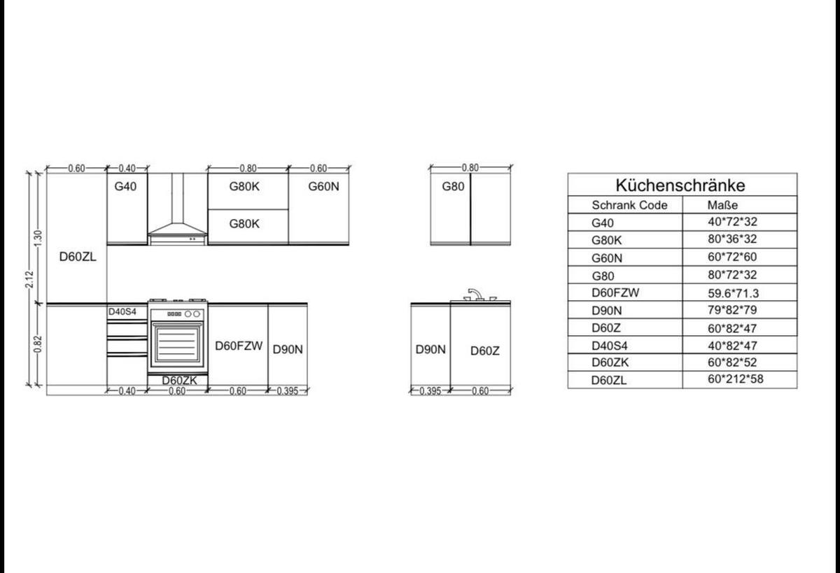 WINKELKÜCHE 300 cm x 140 cm- Langen KL6-M300 - in Beige/Matt - Beige/Schwarz, Holz/Holzwerkstoff (440/212/58cm)