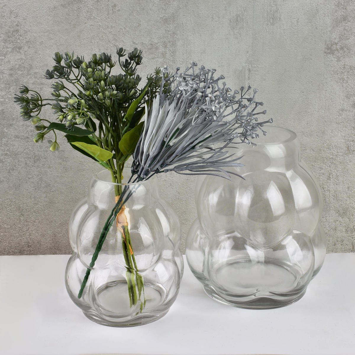 VASE Serenite 18/23cm Glas - Transparent, Glas (24cm) - Mondex