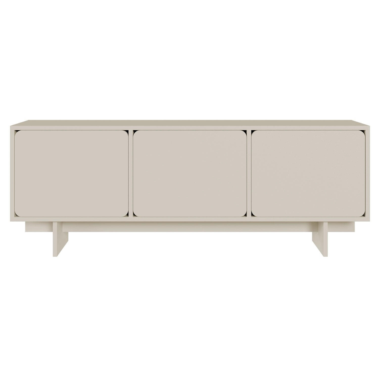 Selsey TV stolek Wuwu šedobéžový 150/55/35 cm