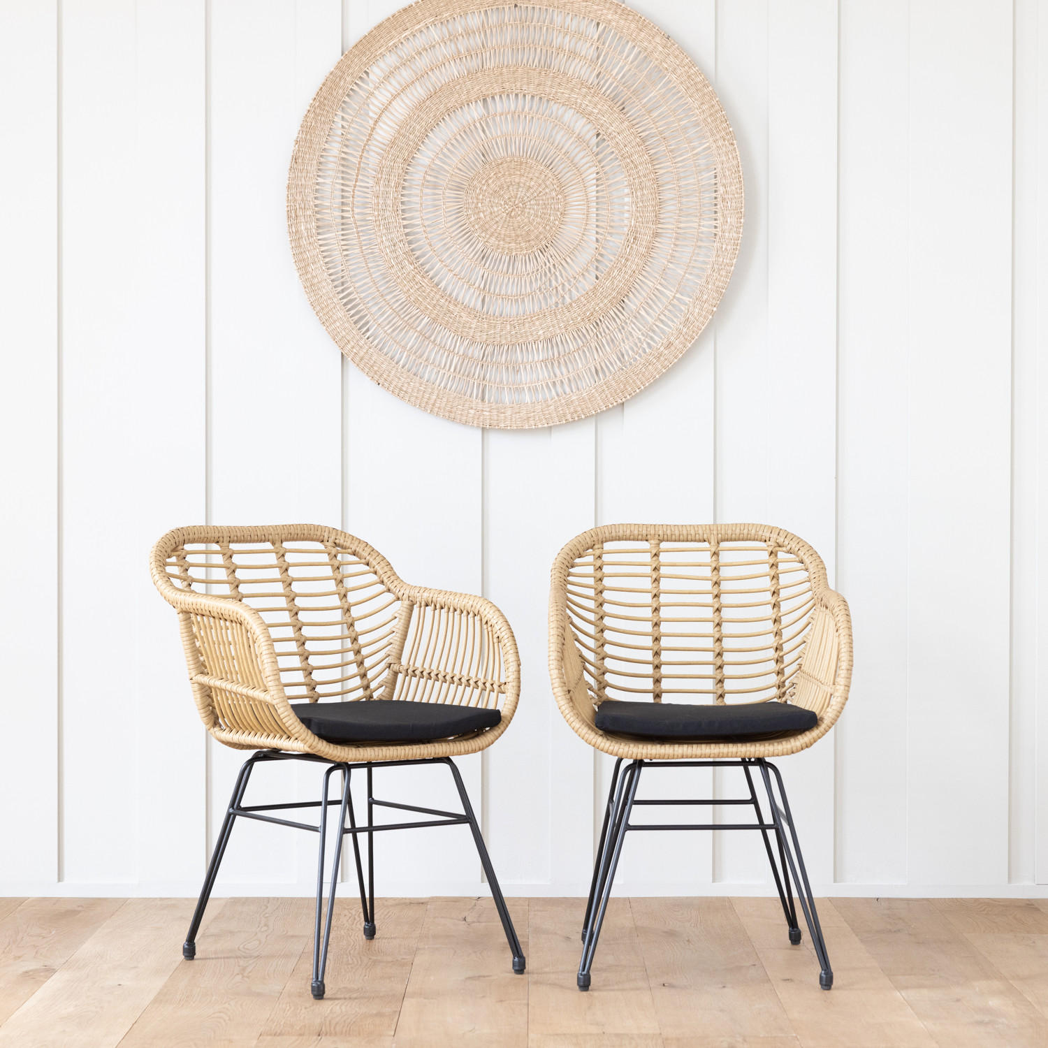 SESSEL Cinta Braun 2er-Set - Braun, Kunststoff (56/84/60cm) - Happy Garden
