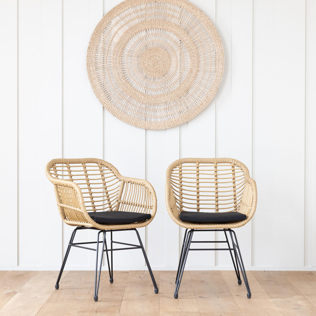 SESSEL Cinta Braun 2er-Set - Braun, Kunststoff (56/84/60cm) - Happy Garden