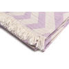 HAMAMTUCH Zickzack 100% Baumwolle 100x180 Lila - Lila, Textil (180/100cm) - Villa Möbel