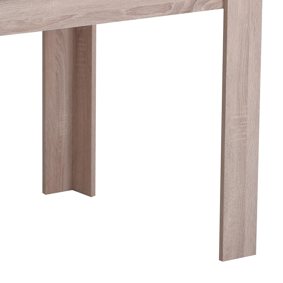 ESSTISCH in Holzwerkstoff 135/80,5/75 cm - Braun, Holz (80/135/75cm) - Homestyle4u