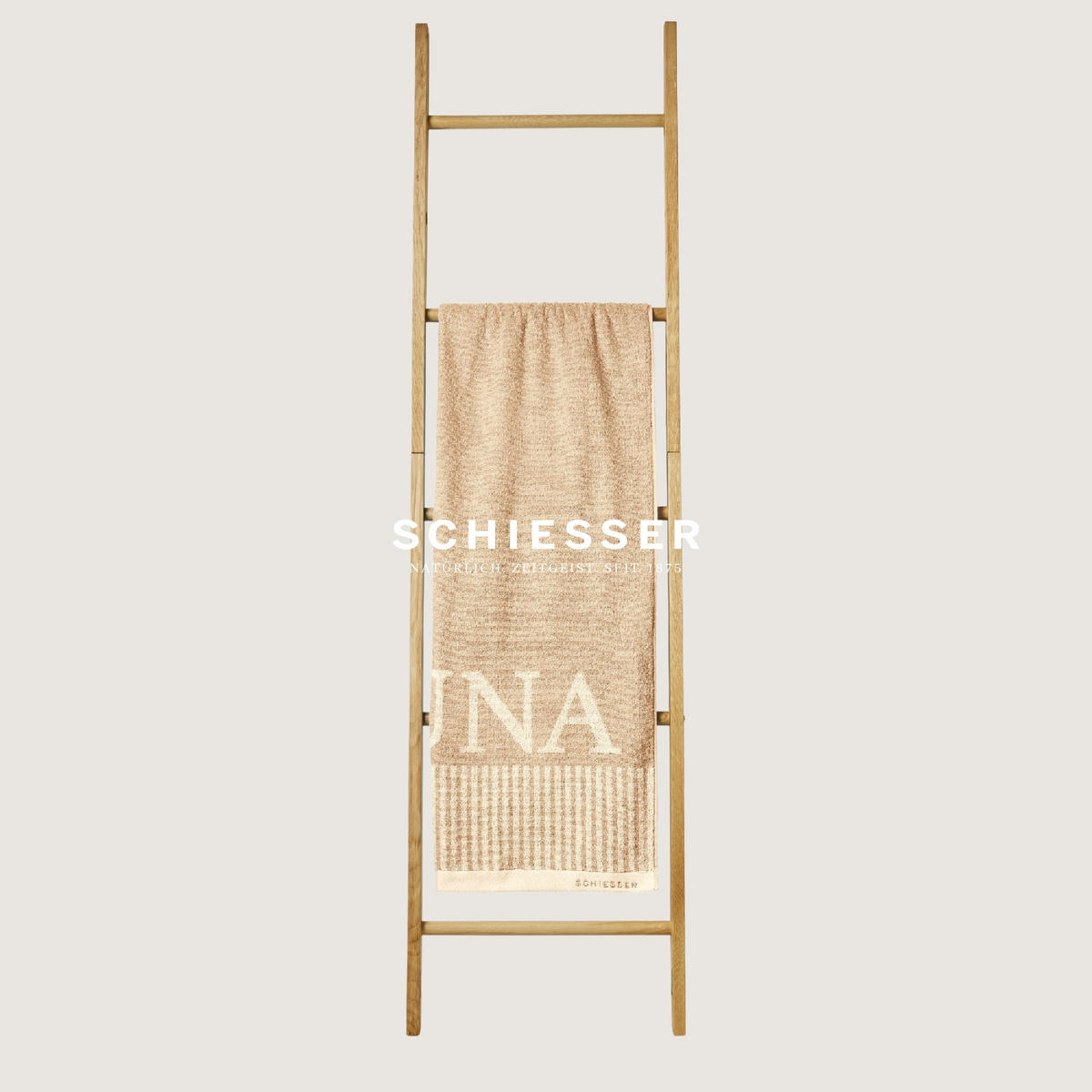 SAUNATUCH Rom - 75 x 200 cm - Sand - Sandfarben, Textil (75/200cm) - SCHIESSER